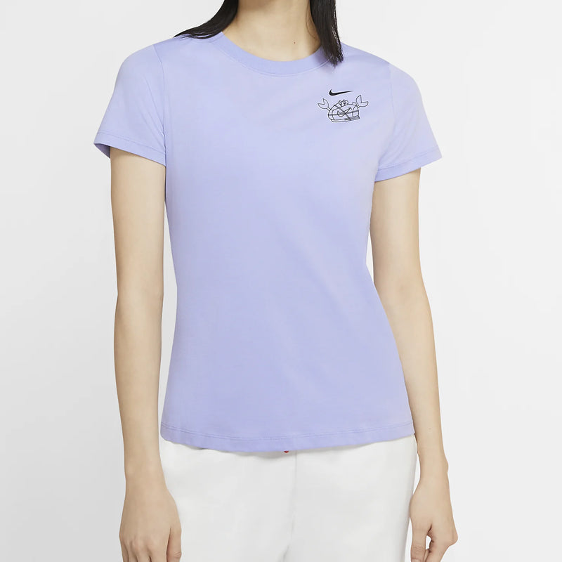 (WMNS) Nike Sportswear Logo Printing Purple CZ3594-571