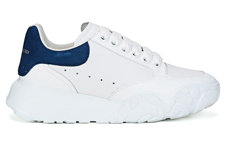 (WMNS) Alexander McQueen Court Trainer 'White Navy' 633915WHZ969086
