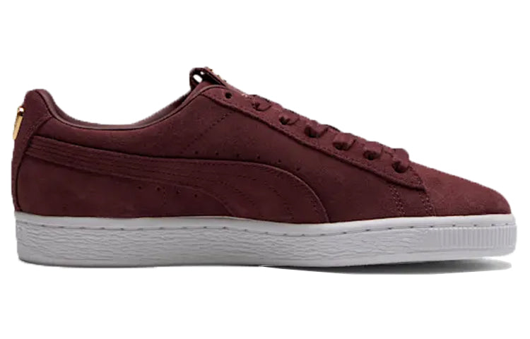 (WMNS) PUMA Suede Premium Logo Sneakers Cherry Red 369955-02