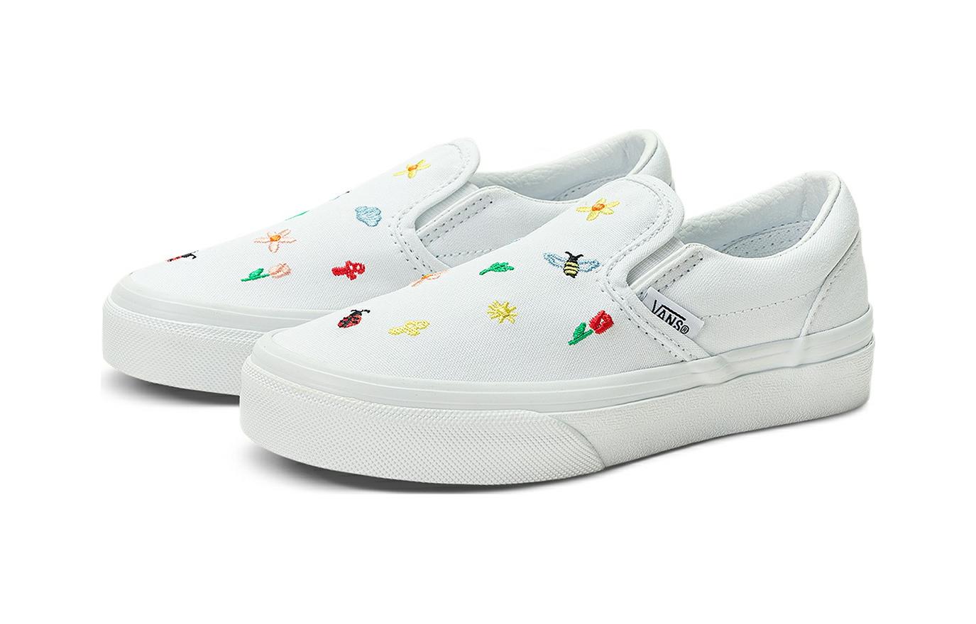 (PS) Vans Classic Slip-On Garden Party 'White' VN0A5KXMW00