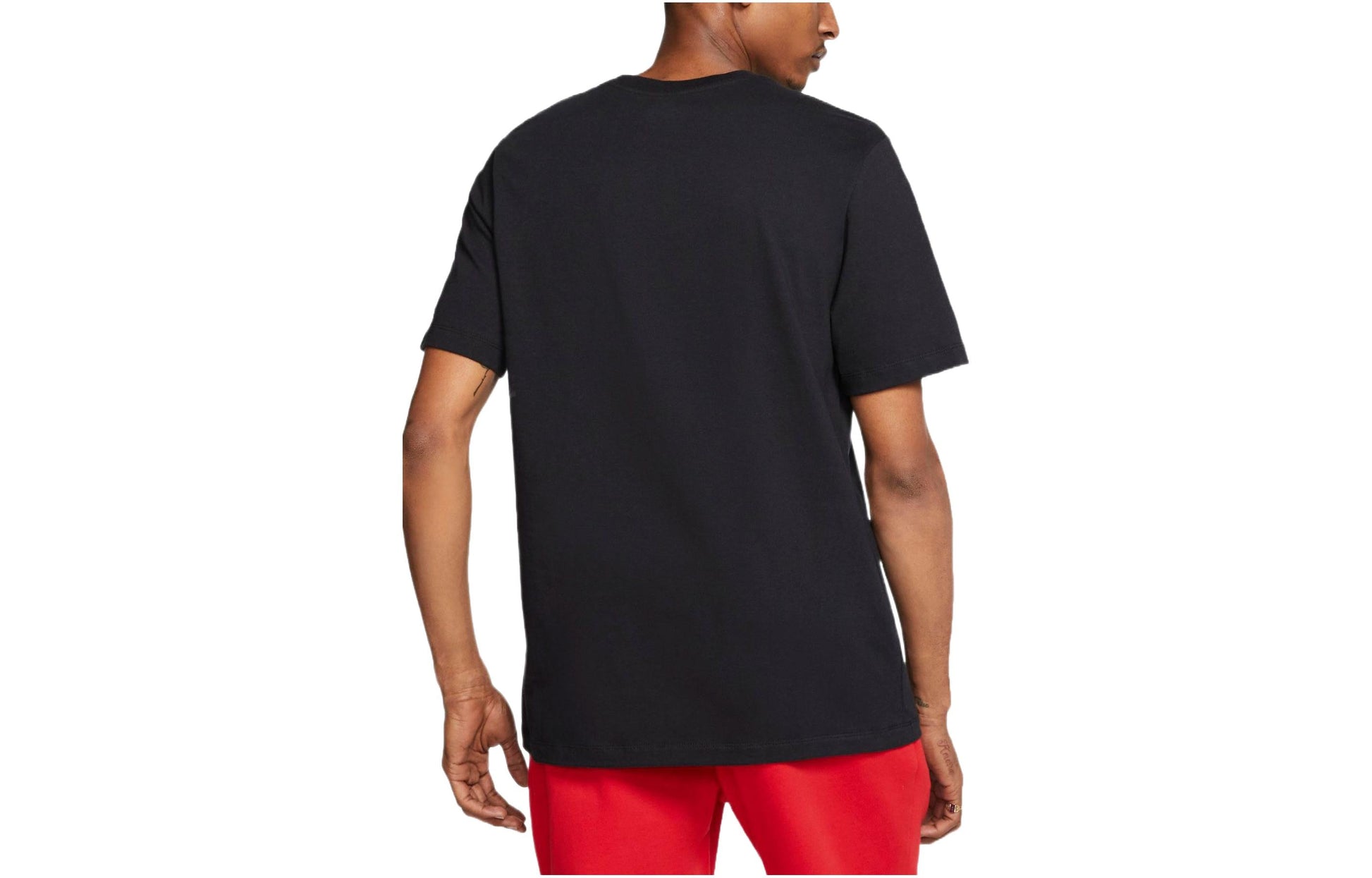 Men's Nike Casual Logo Alphabet Printing Short Sleeve Black T-Shirt CW2305-010