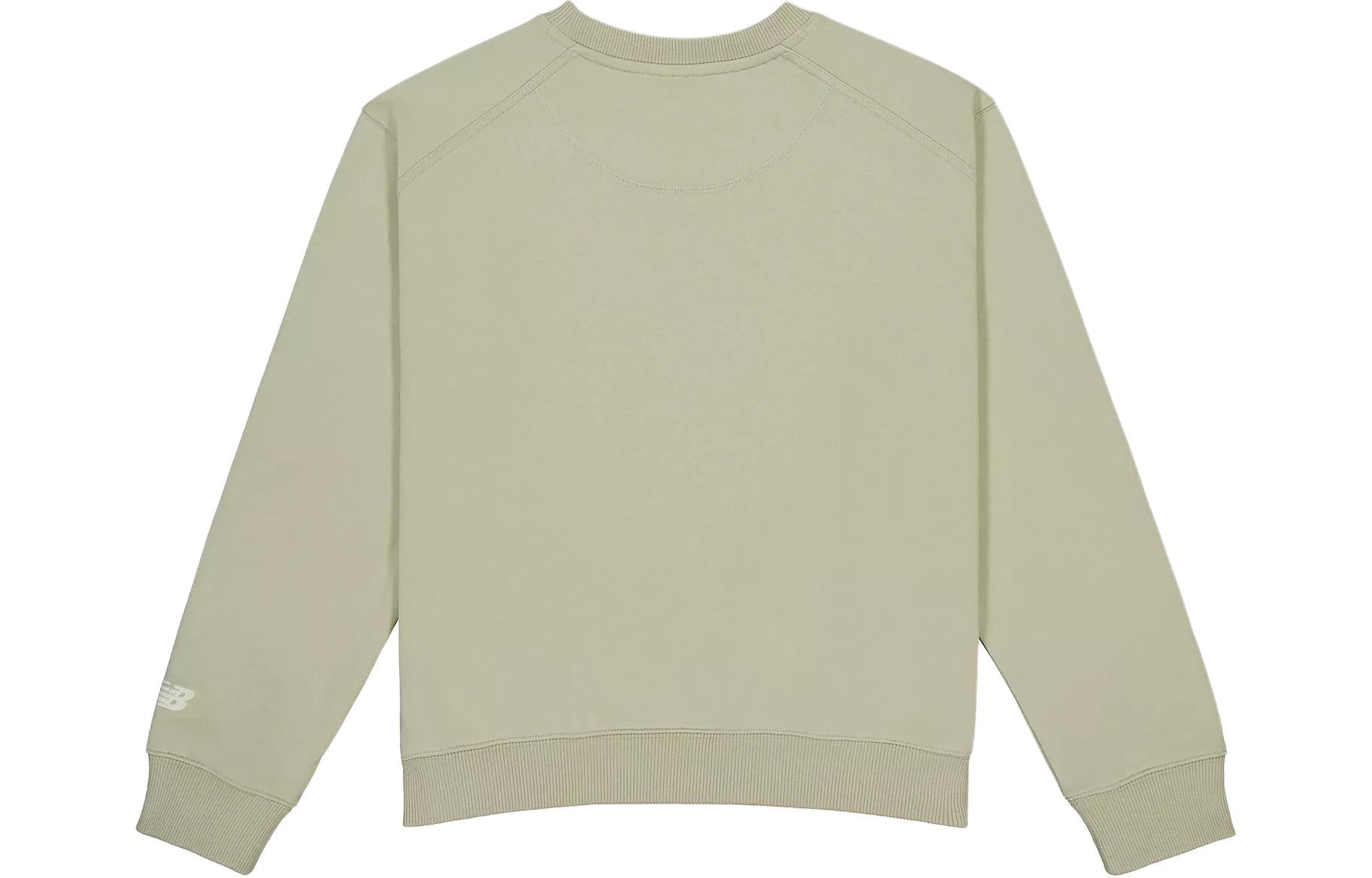 (WMNS) New Balance NBX Crew Neck Sweatshirt Asia Sizing 'Olive Green' AWT41300-OVN