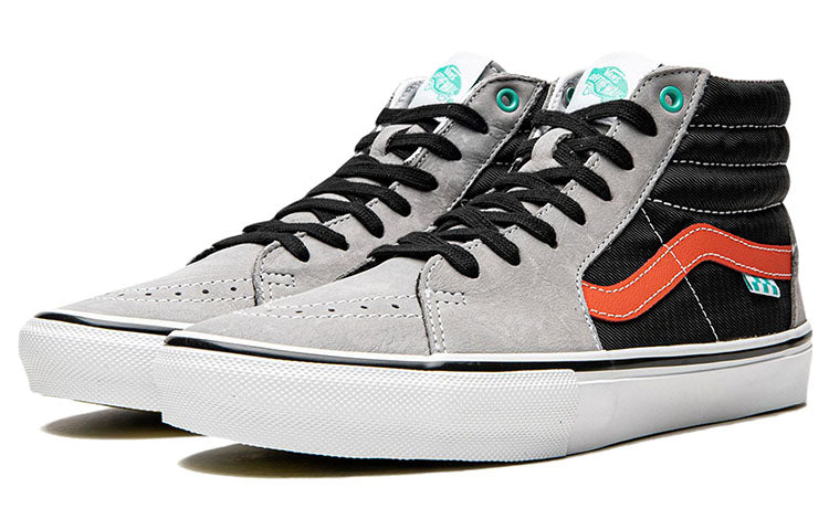 Vans Skate SK8-HI 'Gray Black Red' VN0A5FCCAPH