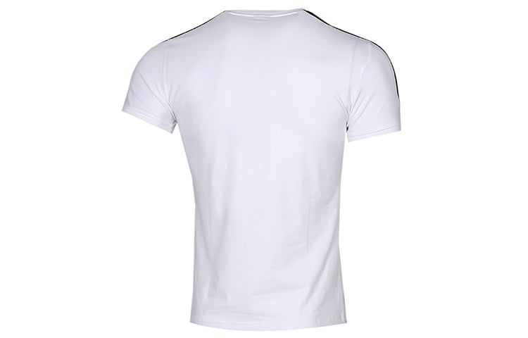 PUMA Slim Fit Round Neck Short Sleeve White 530016-02