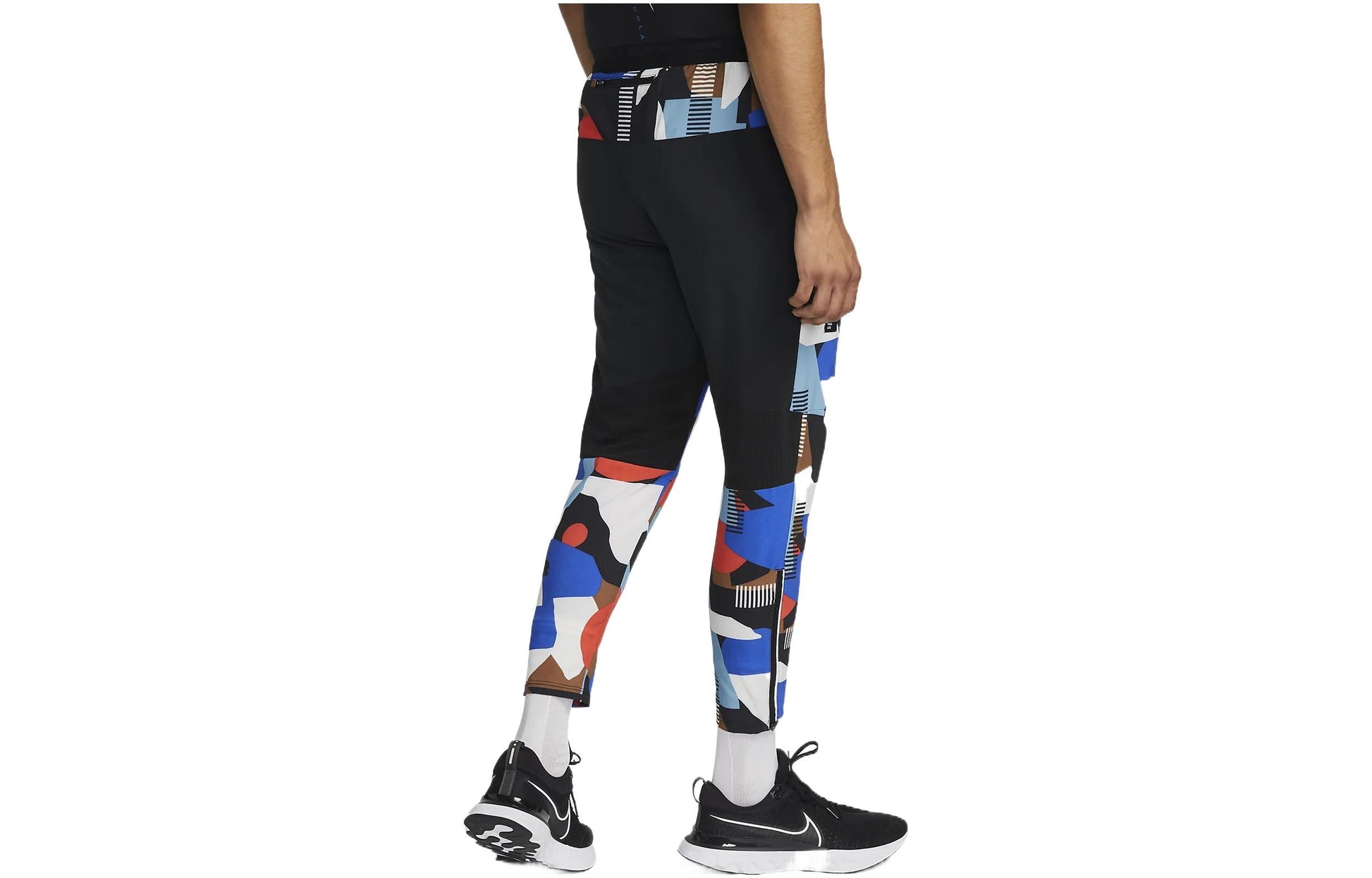 Men's Nike Splicing Contrasting Colors Casual Straight Sports Pants/Trousers/Joggers Multicolor DQ4723-010