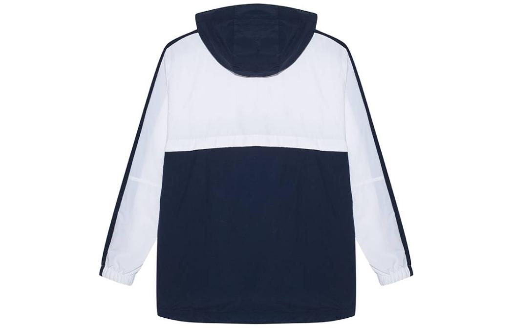 New Balance Colorblock Casual Jacket Asia Sizing 'White Navy' NA81N011-NV