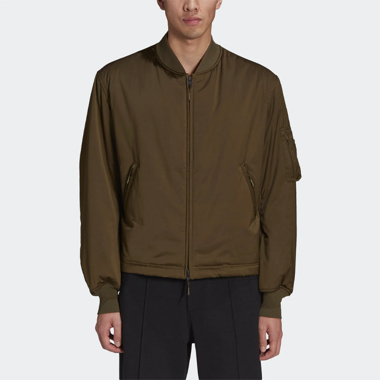Men's Y-3 SS21 Logo aviator Jacket Yellow GV4182