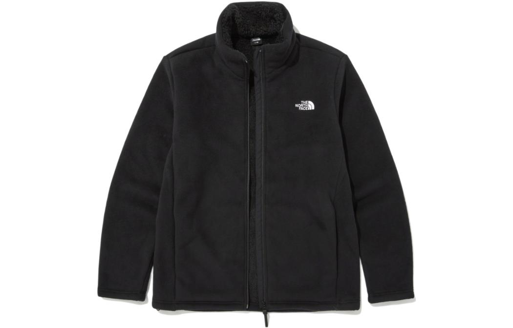 THE NORTH FACE SS22 Logo Fleece Jacket 'Black' NJ4FN60A