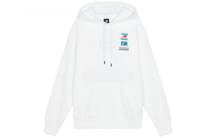 New Balance Men's New Balance Athleisure Casual Sports Contrasting Colors Printing Logo Woven Label White AMT11514-WT