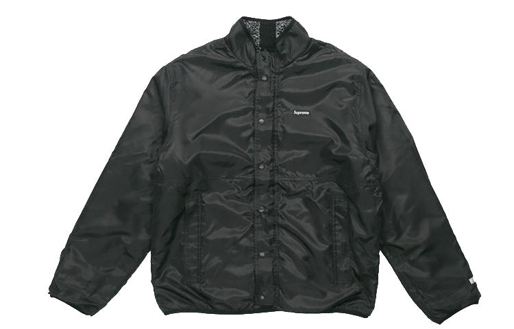 Supreme Reversible Bandana Fleece Jacket 'Black' SUP-FW19-341