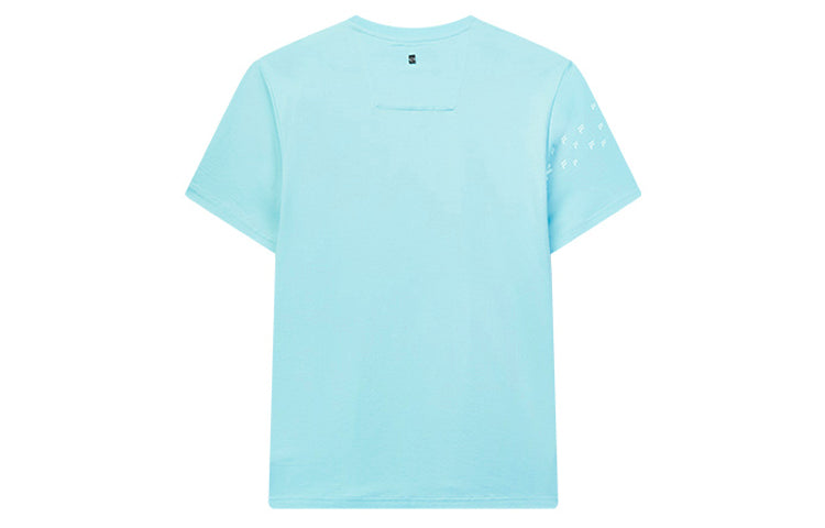 FILA Logo Printing Round Neck Casual Sports Short Sleeve Blue F11M022117F-LB