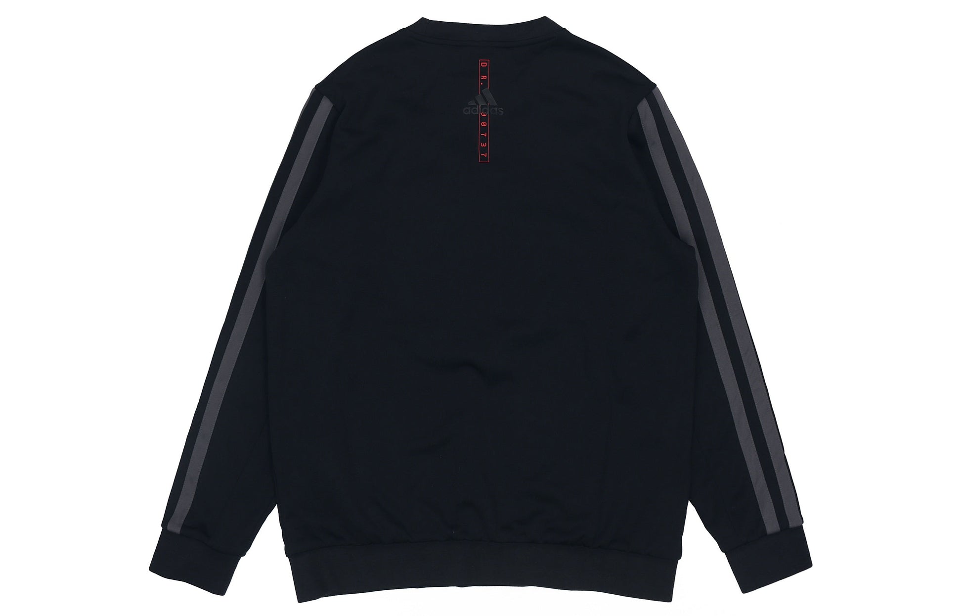 adidas Rose Crew Printing Fleece Lined Stay Warm Sports Round Neck Pullover Black GP4574