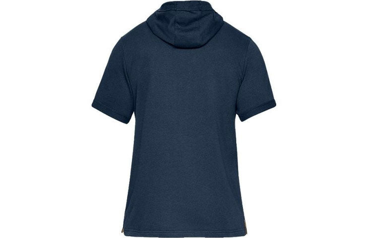 Men's Under Armour hooded Short Sleeve Blue 1345818-408