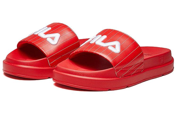 (WMNS) FILA Thick Sole Beach Large Red Slippers F12W024610FRD