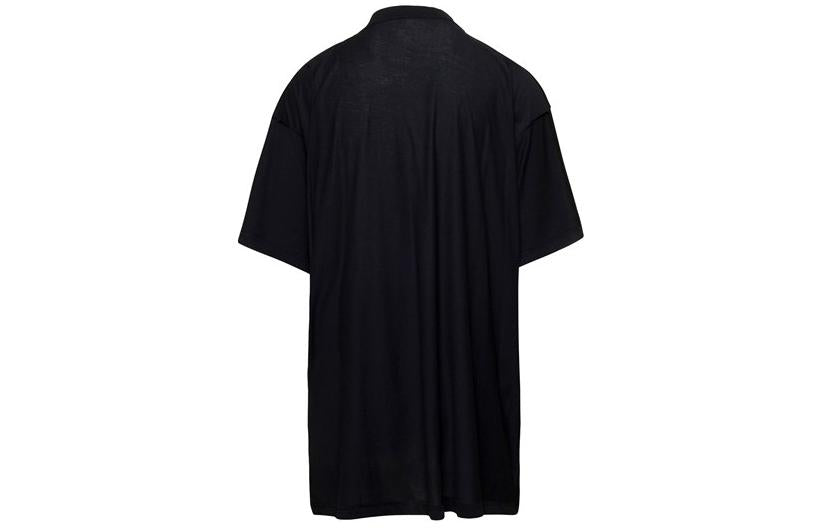 Balenciaga AI Logo Inside Out Oversized T-shirt 'Black Faded' 787358TQVJ41569