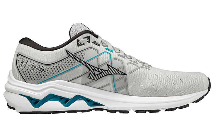 Mizuno Wave Inspire 18 'Light Gray Black Yellow' J1GC224409