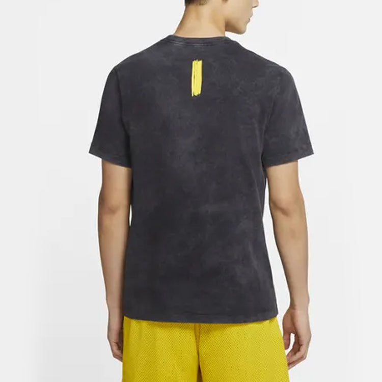 Nike Dri-FIT KD Retro Washed Embroidered Logo Sports Short Sleeve US Edition Black CD1300-010