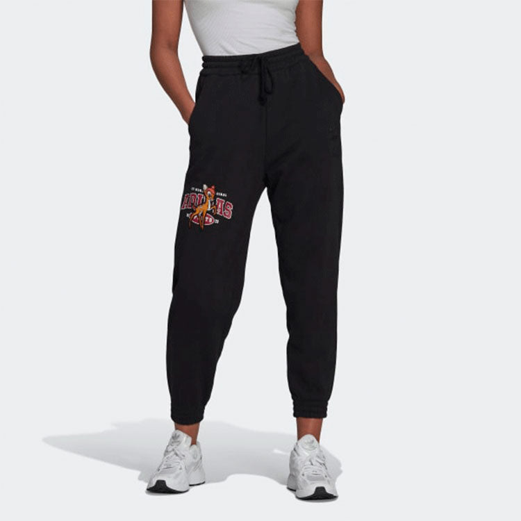 (WMNS) adidas x Disney Bambi Pants 'Black' HE6859
