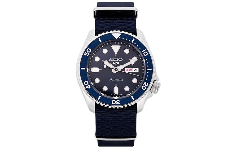 Men's SEIKO Canvas Blue No. 5 Series Watch SRPD51K2