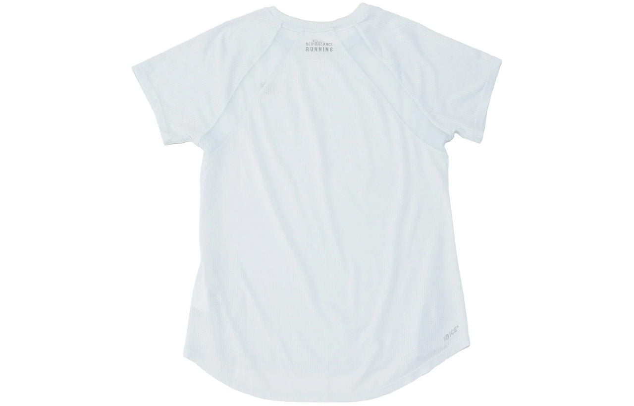 (WMNS) New Balance Impact Run T-Shirt Asia Sizing 'Ice Blue Heather' WT21262-IBH