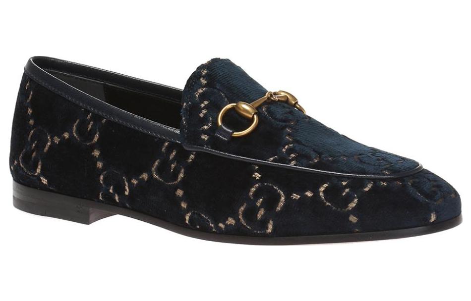 (WMNS) Gucci Jordaan GG Loafer 'Blue' 431467-9JT20-4280