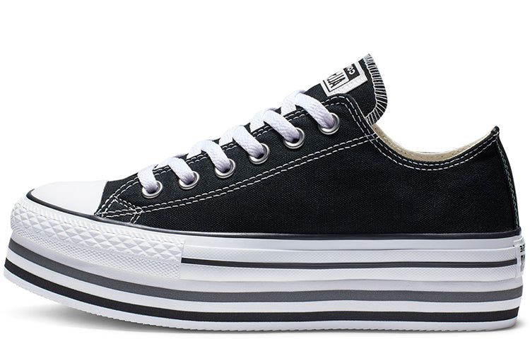 (WMNS) Converse Chuck Taylor All Star Platform Sponge Cake Sole Black White 563970C