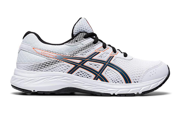 (GS) ASICS Gel-Contend 6 'White Blue Orange' 1014A086-104