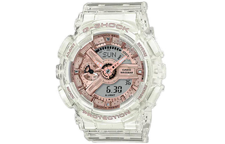 CASIO G-Shock Analog-Digital 'White' GA-400SK-1A9PRS&GMA-S120SR-7A