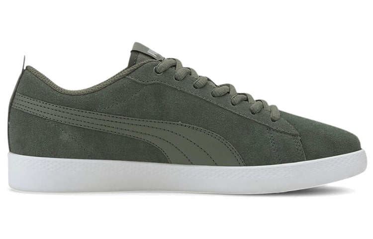 (WMNS) PUMA Smash V2 Sd Green/White 365313-25