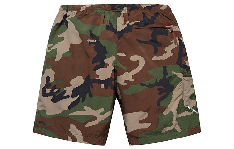 Supreme SS19 Nylon Trail Short Casual Shorts Unisex Camouflage SUP-SS19-10368