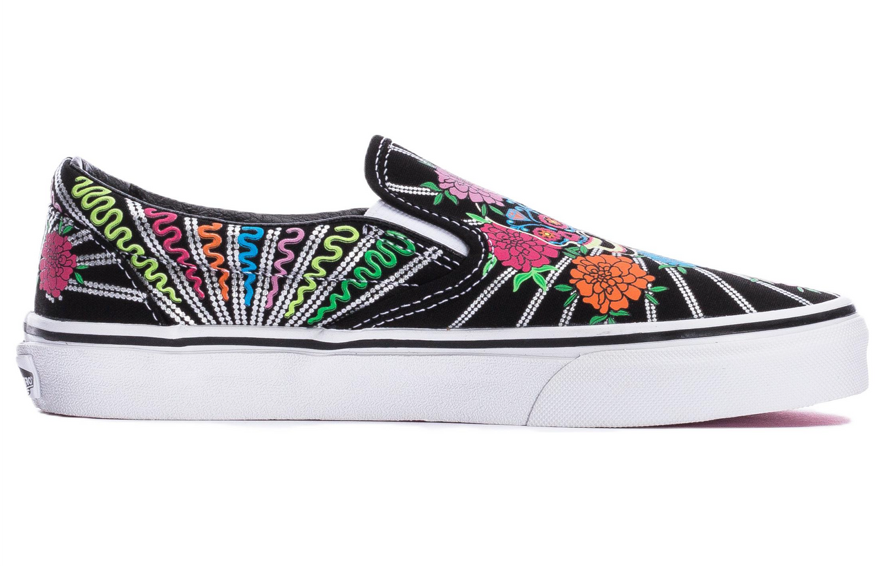 Vans Classic Slip-On 'Dia De Los Muertos - Floral' VN0A5JMHBMW
