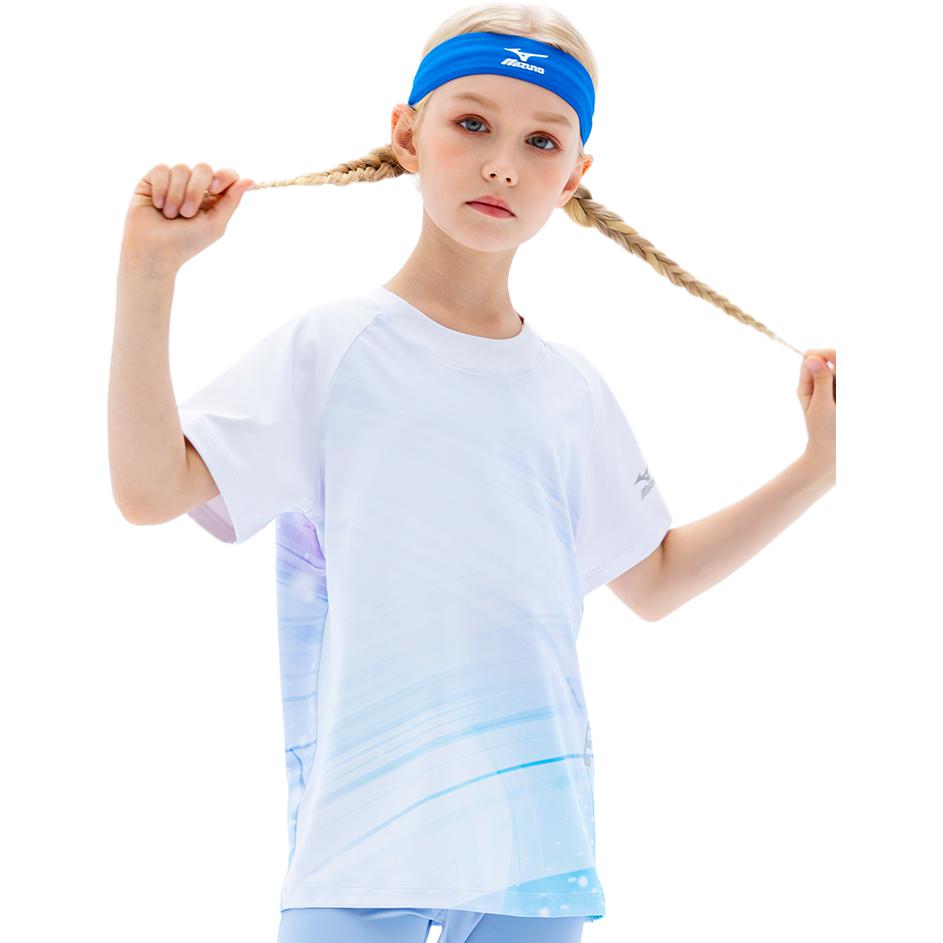 (GS) Mizuno Sportswear T-shirt 'White' T1105
