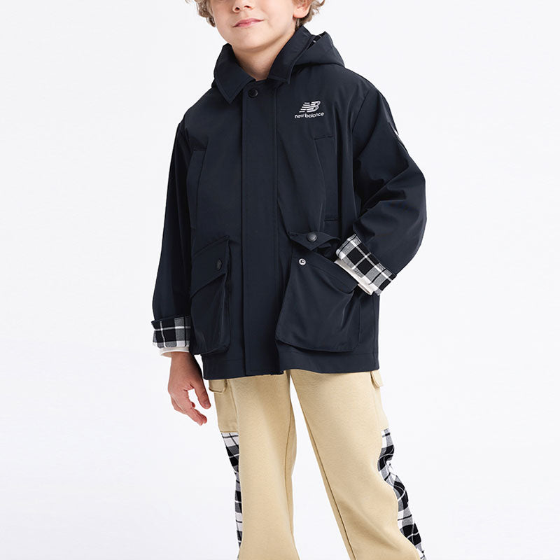 (PS) New Balance Logo Gore-Tex Jacket Asia Sizing 'Black' 7AD37013-CHA