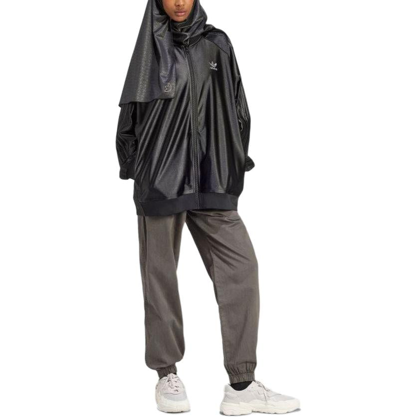 (WMNS) adidas Premium Originals Oversized SST Track Jacket Asia Sizing 'Black' IT9724