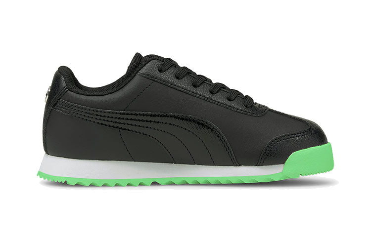 (PS) PUMA Mercedes-amg Petronas F1 Roma Low Top Running Shoes Black/White/Green 306661-01