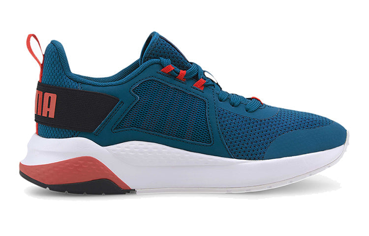 PUMA Anzarun Knit (Big Kids) Shoes Blue/White/Red 372036-04