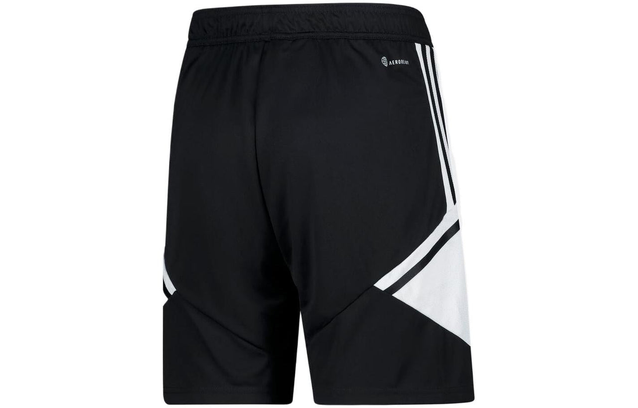 Men's adidas Contrasting Colors Stripe Straight Sports Shorts Black H21259