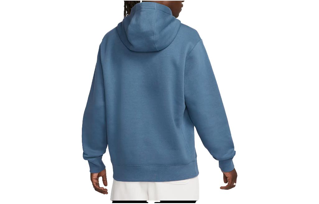 Nike Club Multi Logo Pullover Hoodie 'Blue' DX0783-491