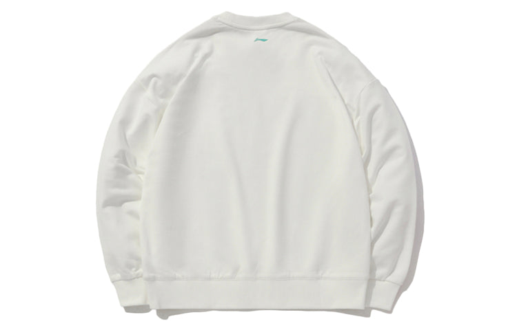 (WMNS) Li-Ning x Disney Mickey Mouse Loose Pullover 'White Blue Green' AWDQ242-2