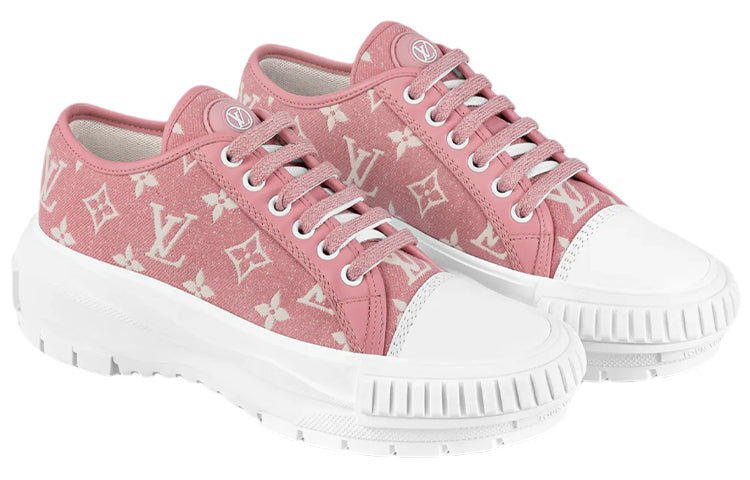 (WMNS) LOUIS VUITTON Squad Sneakers 'Pink Monogram' 1A9S0K