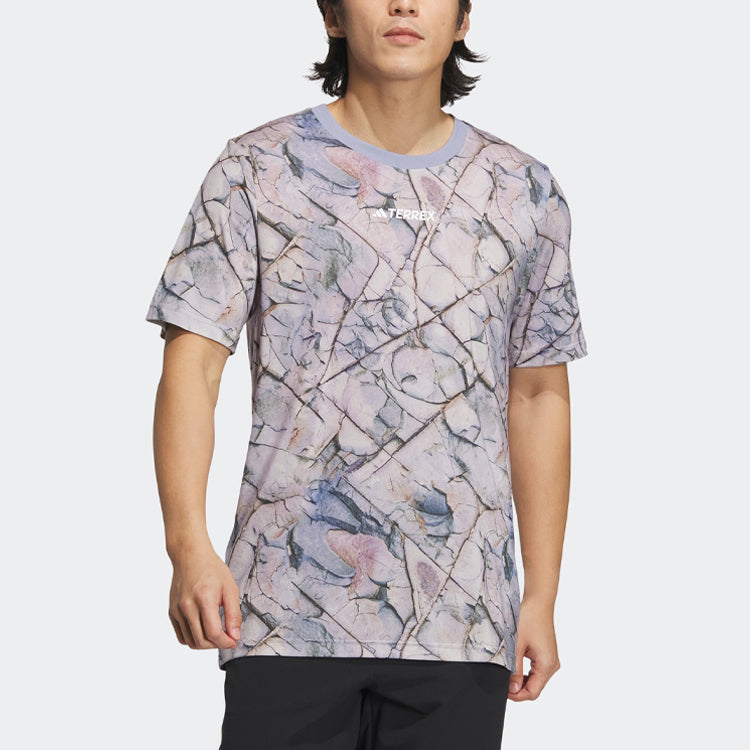 adidas x National Geographic Tencel Short Sleeve Tee 'Grey' IC2000