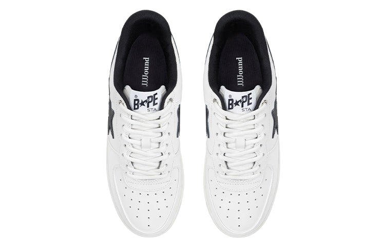 (WMNS) A BATHING APE x jjjjound Bape Sta Low 'Black White' 1I73-291-911-BLCKWHITE