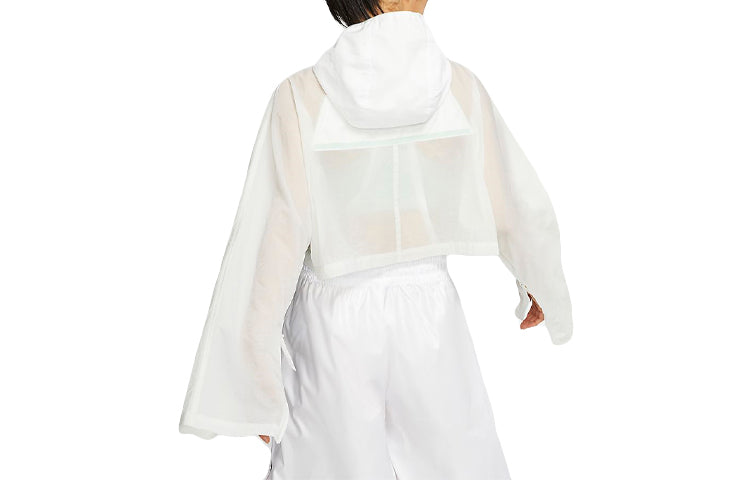 (WMNS) Nike Sportswear Jacket Coat 'White Green' CT0765-083