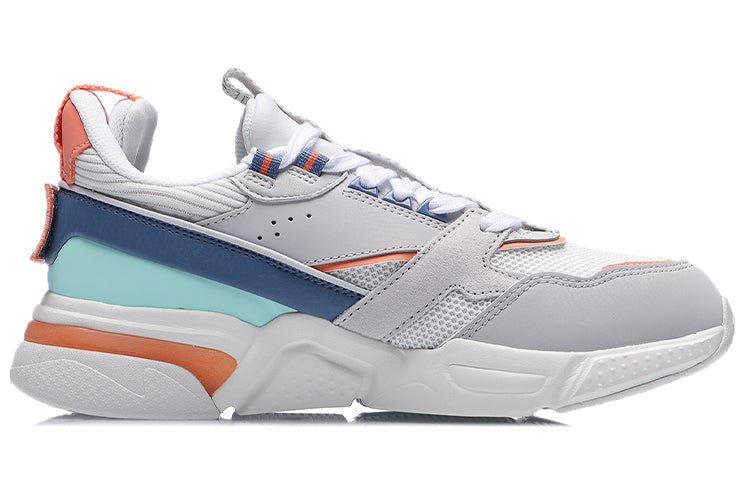 (WMNS) Li-Ning 001 Classic Low 'Grey White' AGCR032-3