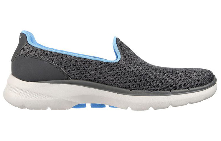 (WMNS) Skechers Go Walk 6 Low Loafer Grey/Blue 124508-GYBL