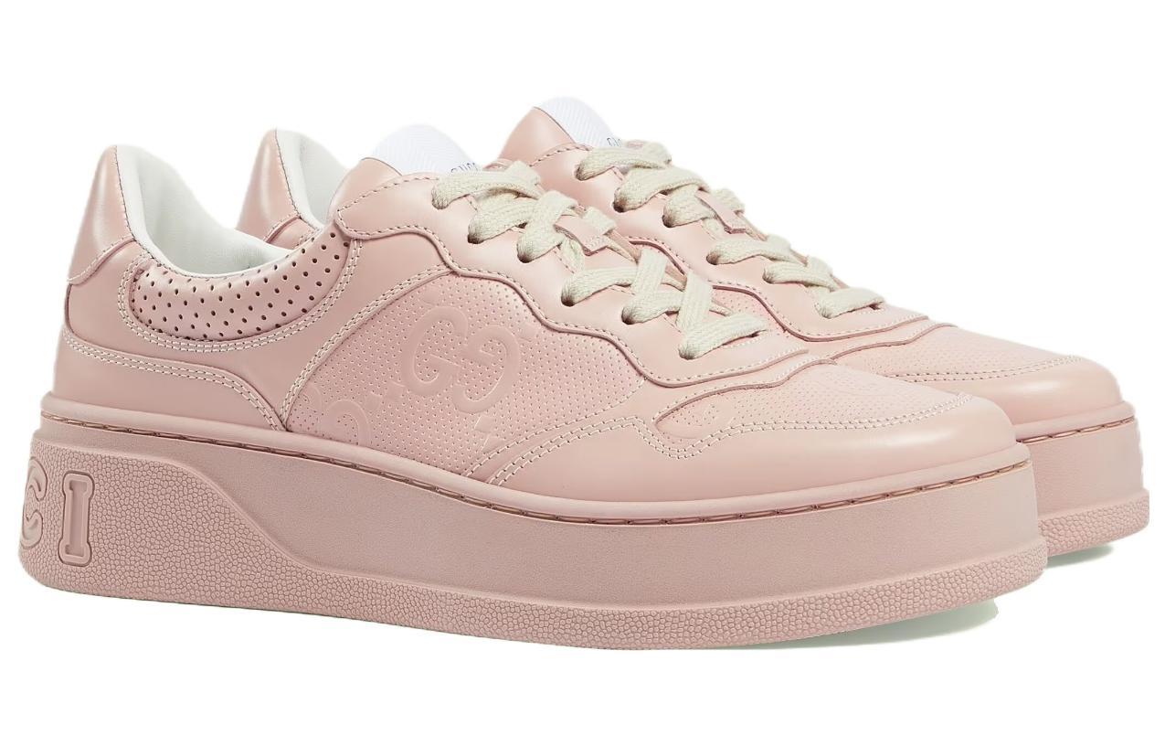 (WMNS) Gucci GG Supreme Sneaker 'Pale Pink Embossed' 700775-1XL10-6910