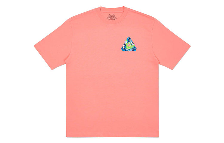 PALACE Tri-Zooted Shakka Round Neck Short Sleeve Unisex Pink Red P19TS203