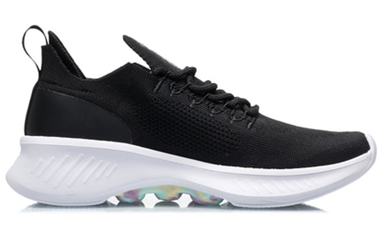 (WMNS) Li-Ning Eazgo 'Black White Sole' AREQ052-4