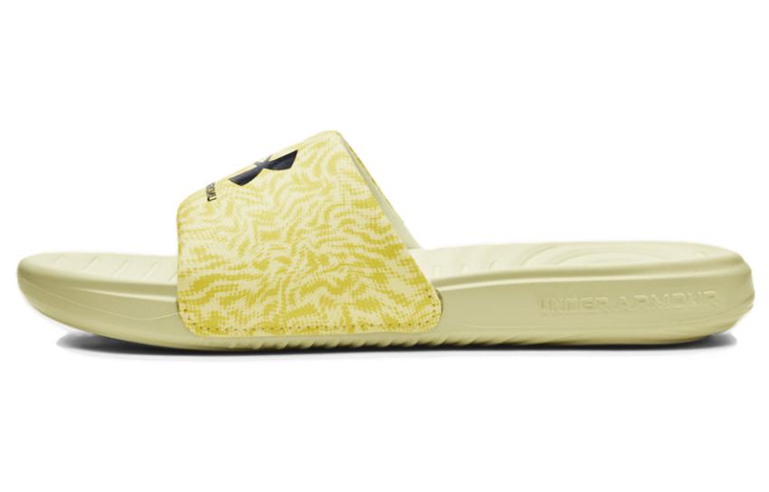 (WMNS) Under Armour Ansa Graphic Slide 'Lemon Ice' 3024436-304