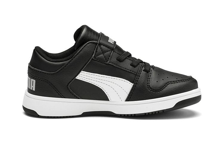 (PS) PUMA Rebound Layup Lo Sl Sneakers White/Black 370492-02